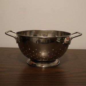 Estia TM Gourmet 5 qt. 18/10 Stainless Steel Colander Strainer 5 Quart